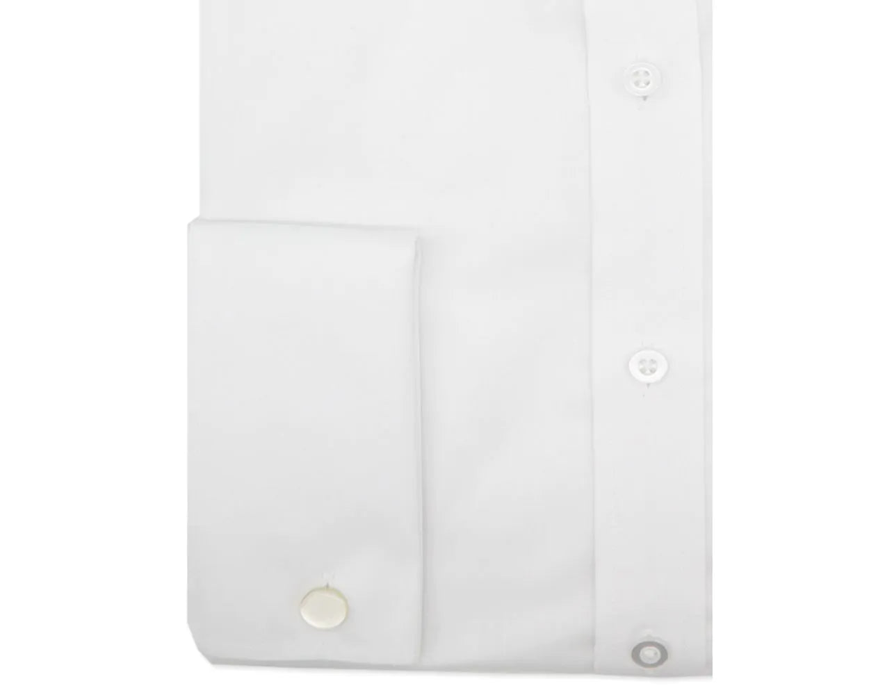DOUBLE TWO Slim-Fit Paradigm Shirt - Pure Cotton Non Iron Double Cuff – White