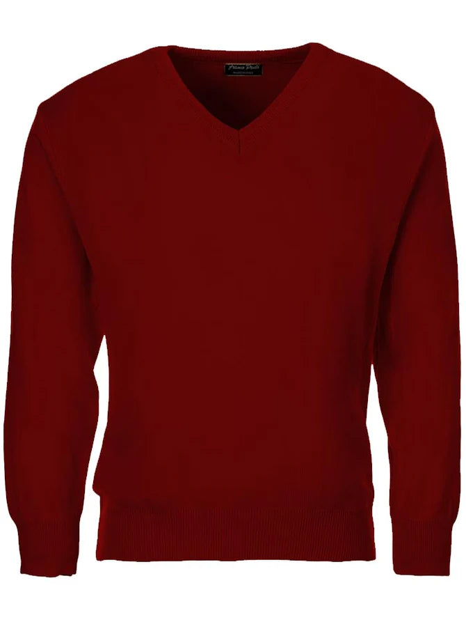 FRANCO PONTI V-Neck - Mens Italian Merino Wool Blend - 6 Colours