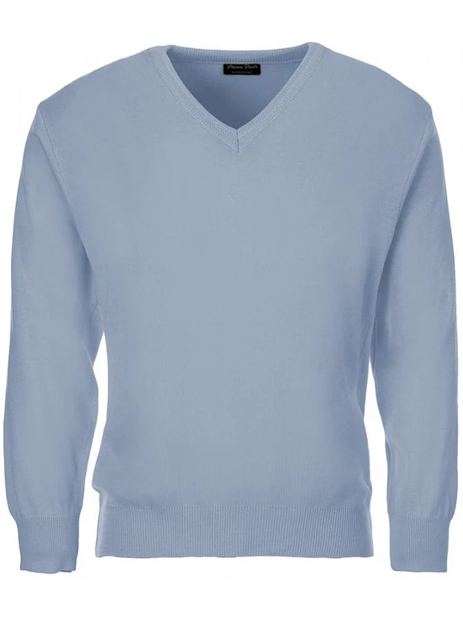 FRANCO PONTI V-Neck - Mens Italian Merino Wool Blend - 6 Colours