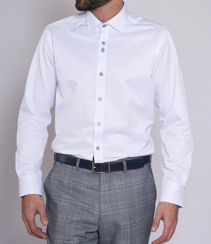 MARC DARCY Alfie Classic Shirt - White