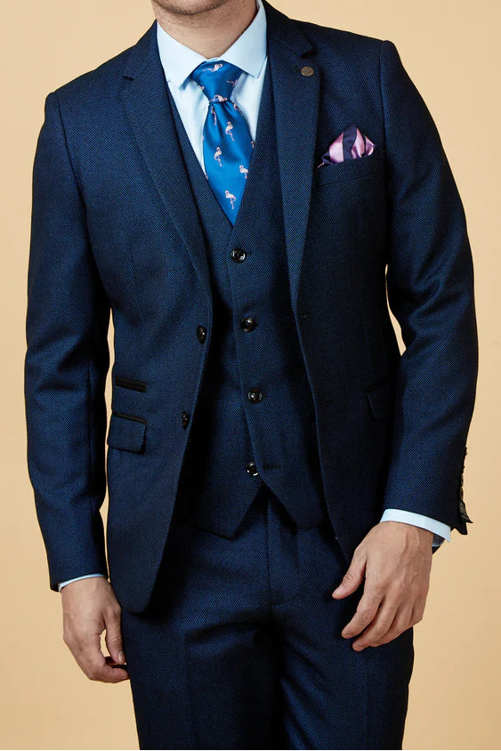 MARC DARCY Callum Three Piece Suit - Blue