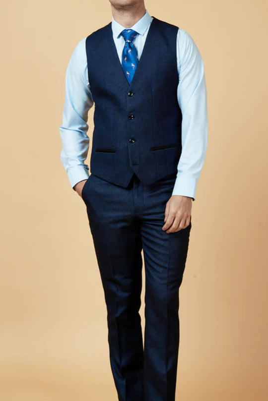 MARC DARCY Callum Three Piece Suit - Blue