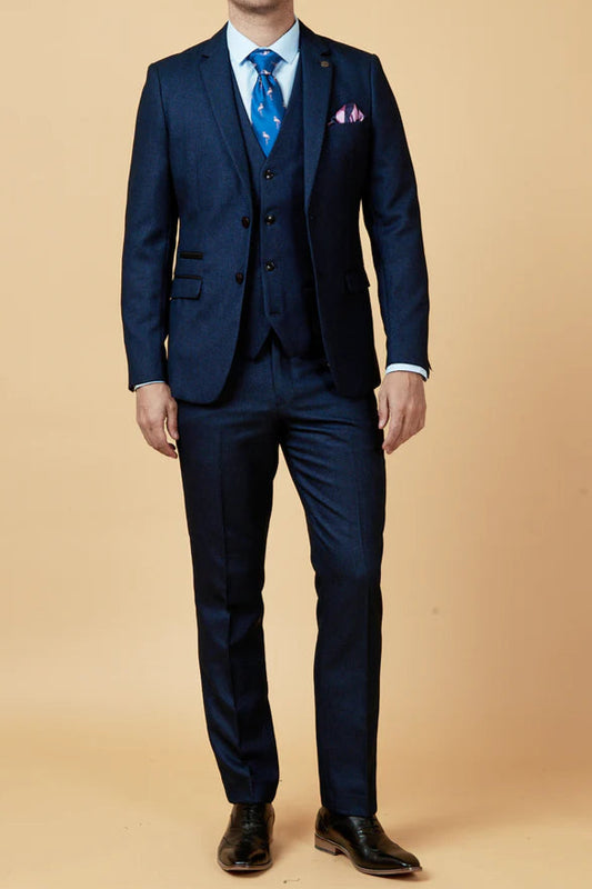 MARC DARCY Callum Three Piece Suit - Blue