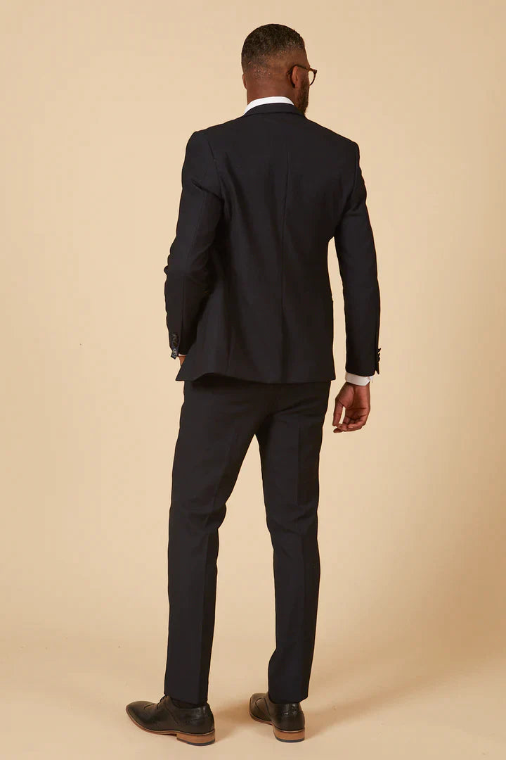 MARC DARCY Dalton Two Piece Evening Suit - Slim-Fit Tuxedo - Navy