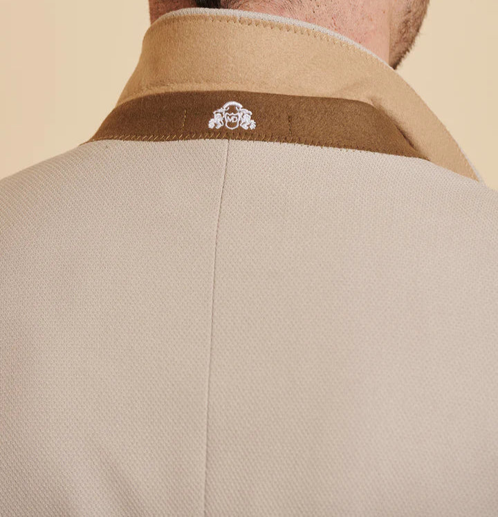 MARC DARCY HM5 Double Breasted Two Piece Suit - Stone