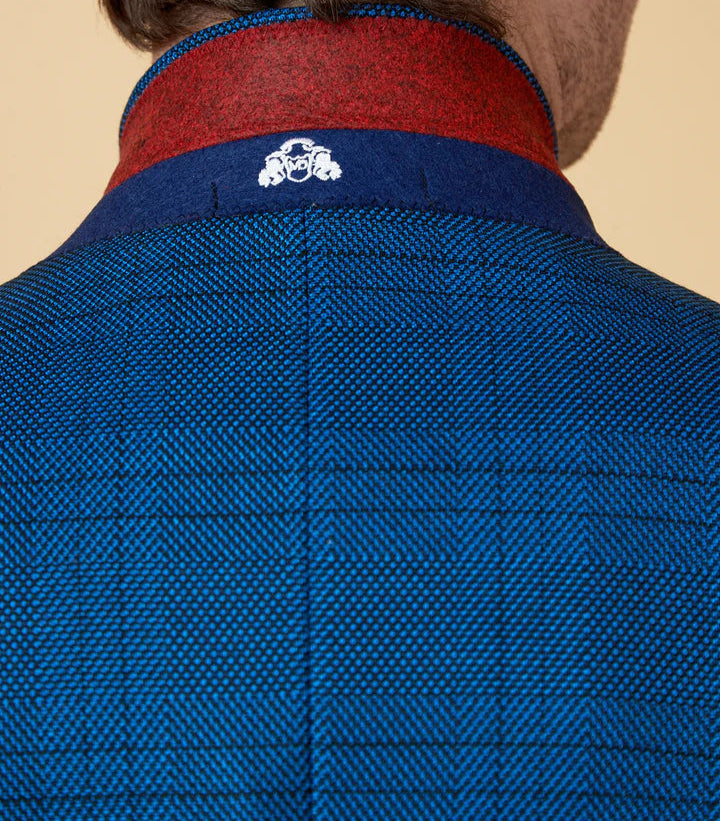 MARC DARCY Jerry Two Piece Suit - Blue Check