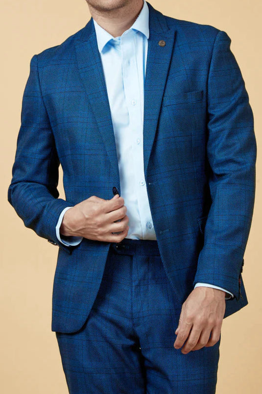 MARC DARCY Jerry Blazer - Blue Check