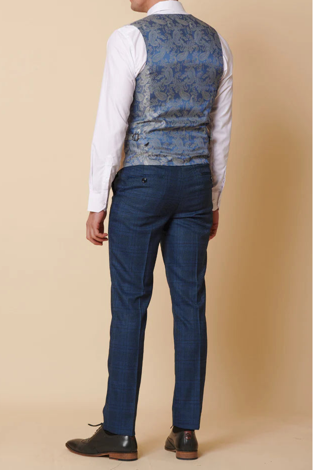 MARC DARCY Kelvin Single Breasted Waistcoat - Stone
