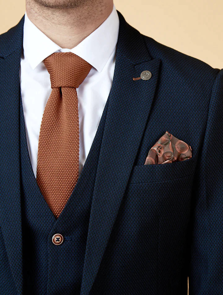 MARC DARCY Max Two Piece Suit - Navy