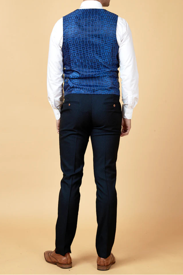 MARC DARCY Max Three Piece Suit - Navy