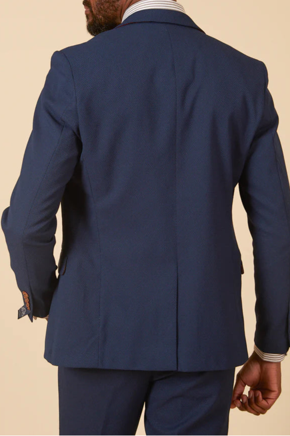 MARC DARCY Max Three Piece Suit - Royal Blue
