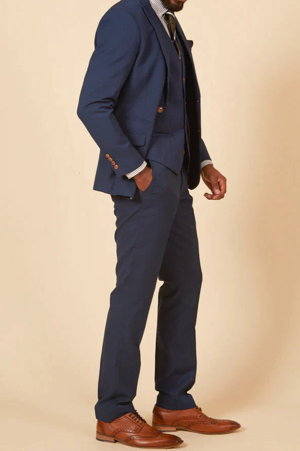 MARC DARCY Max Two Piece Suit - Royal Blue