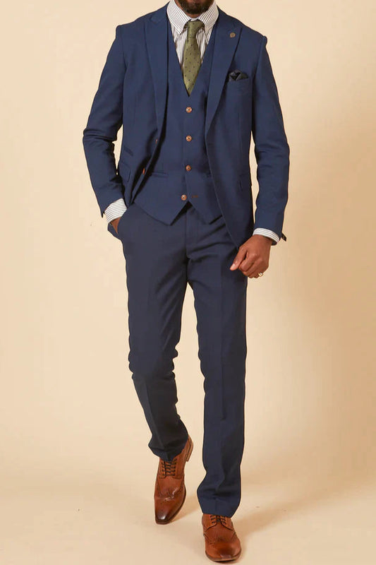 MARC DARCY Max Two Piece Suit - Royal Blue