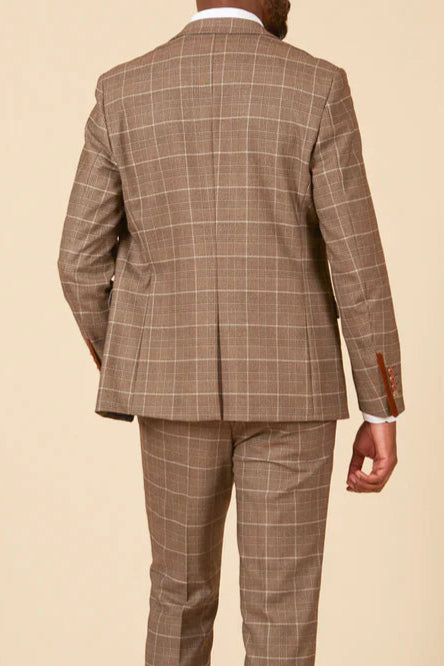 MARC DARCY Ray Blazer - Tan Check