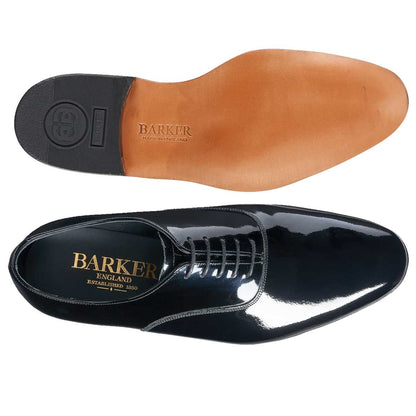 BARKER Madeley Shoes - Black Patent