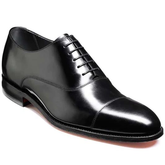 BARKER Winsford Shoes - Black Polish