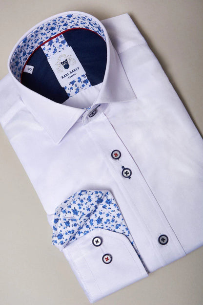 MARC DARCY Alfie Classic Shirt - White