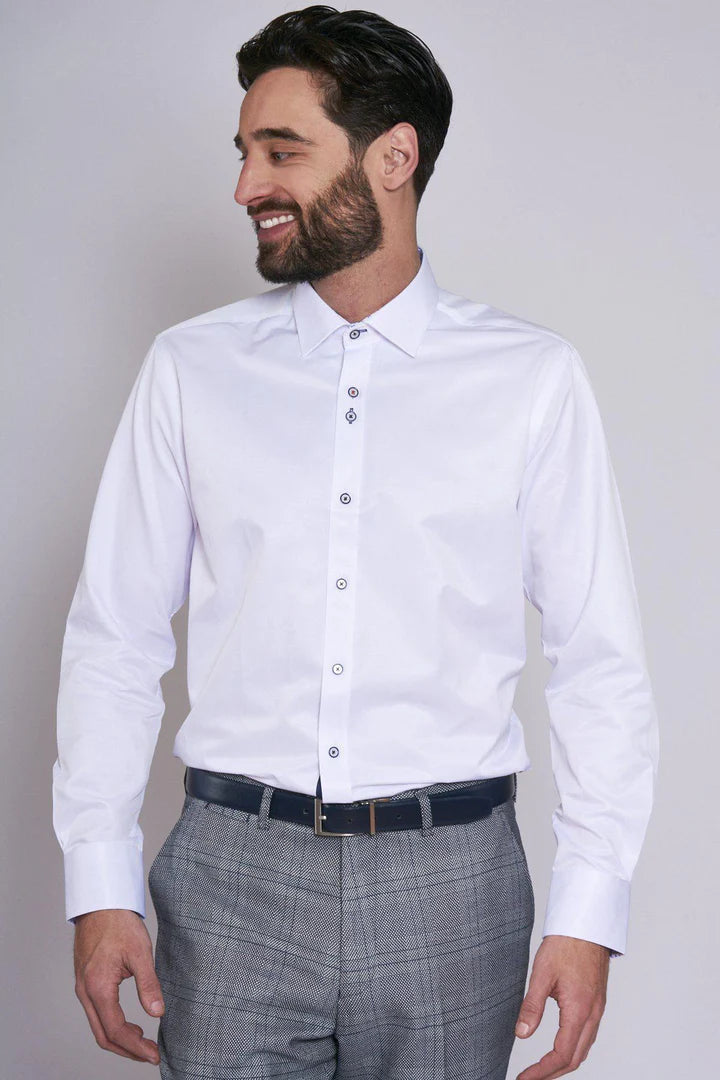 MARC DARCY Alfie Classic Shirt - White