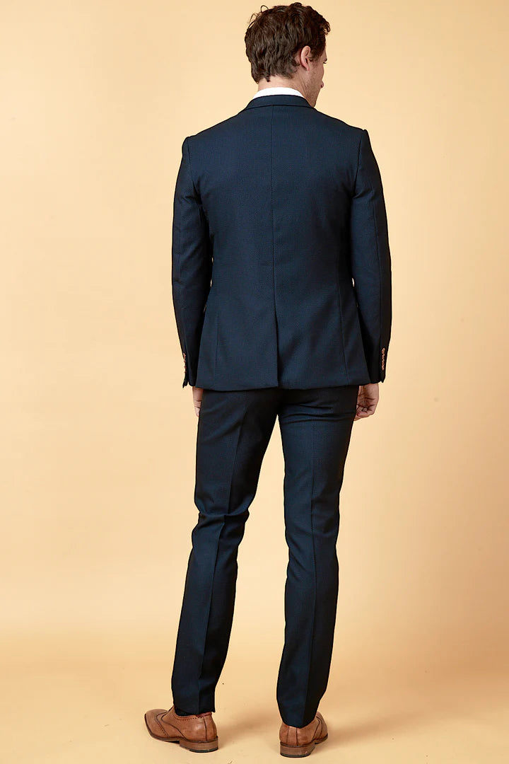 MARC DARCY Max Three Piece Suit - Navy