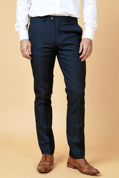 MARC DARCY Max Three Piece Suit - Navy