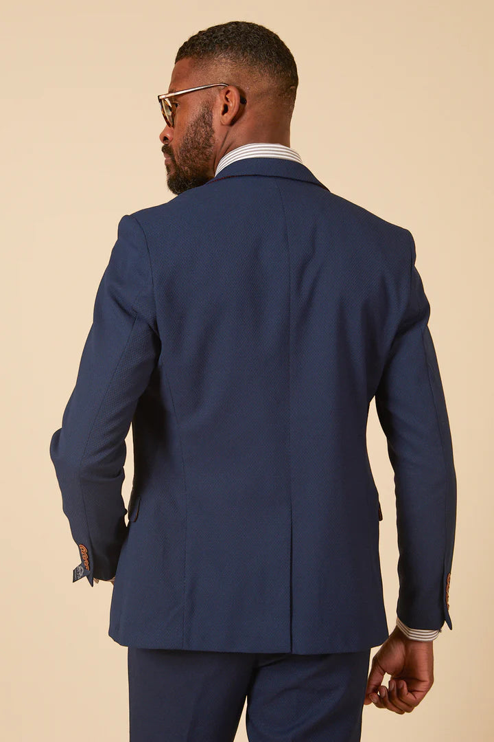 MARC DARCY Max Three Piece Suit - Royal Blue