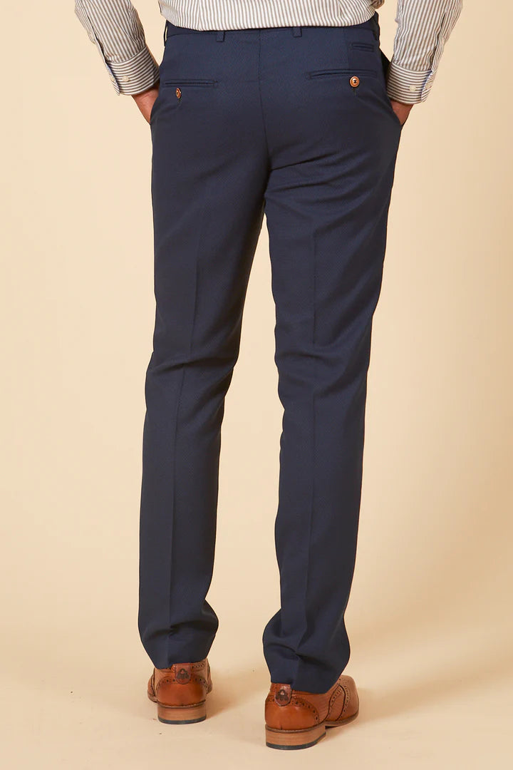 MARC DARCY Max Three Piece Suit - Royal Blue