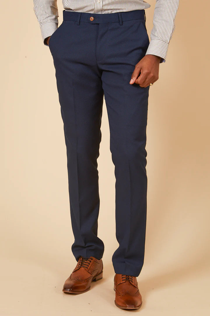 MARC DARCY Max Three Piece Suit - Royal Blue