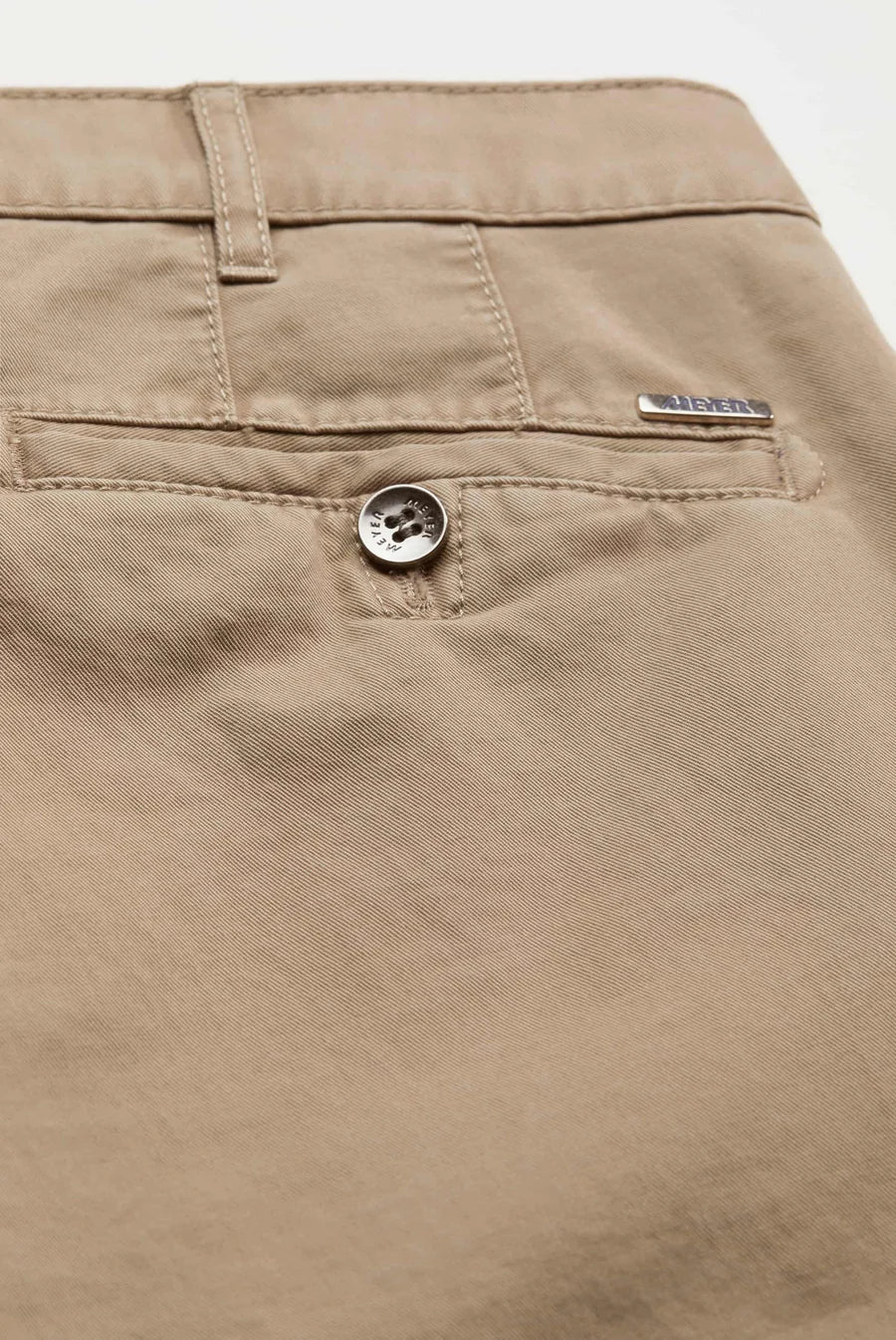 MEYER Roma 316 Luxury Cotton Chino Trousers - Beige