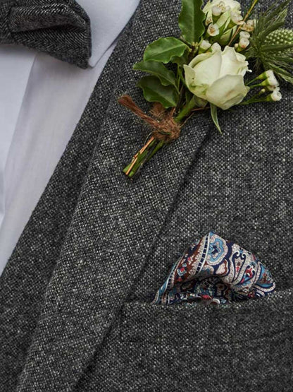 TORRE Milan Three Piece Tweed Suit - GreyTORRE Milan Two Piece Tweed Suit - Grey