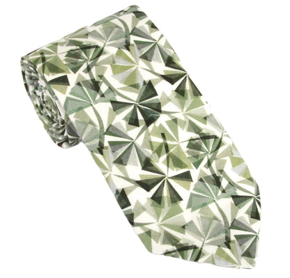 VAN BUCK Liberty Print Cotton Tie & Pocket Square - Prism Petal