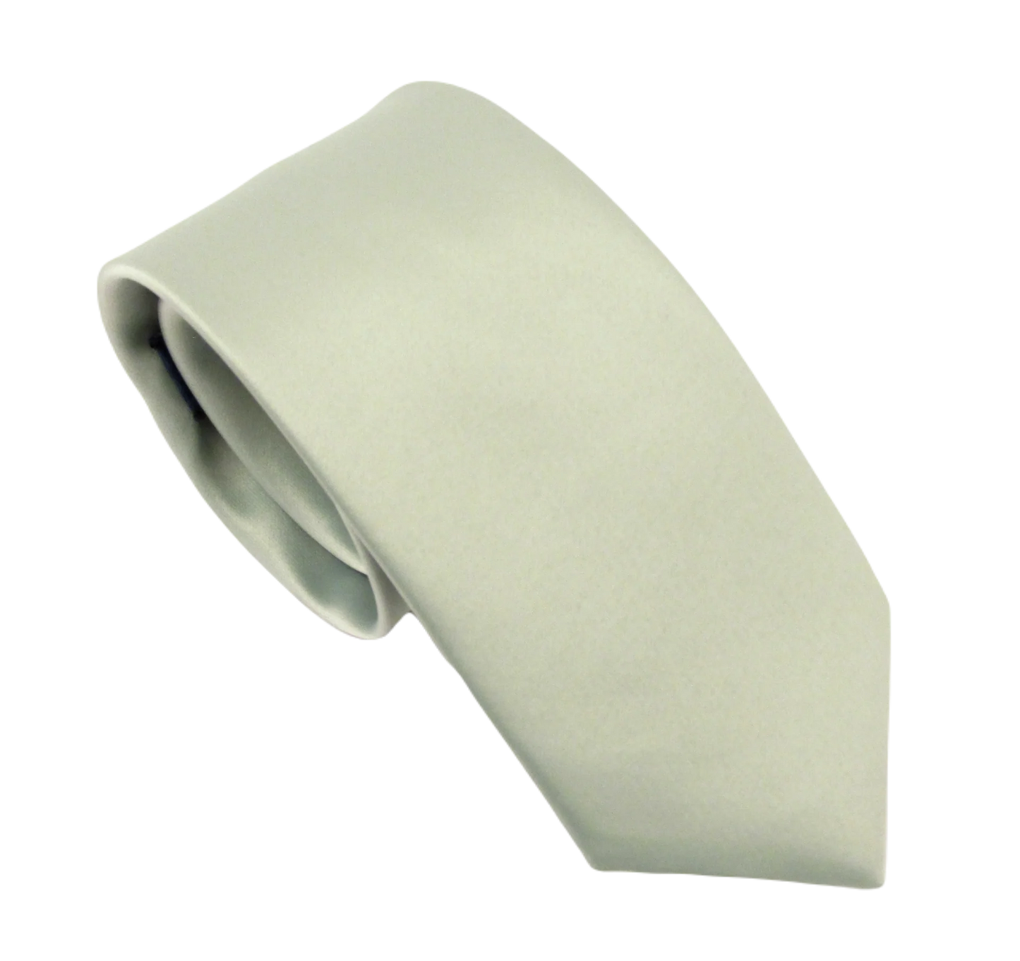 VAN BUCK Satin Wedding Tie & Pocket Square - Pistachio Green